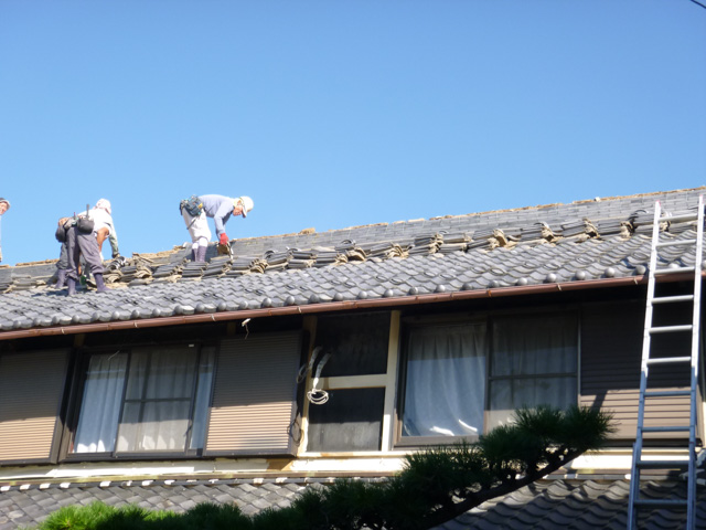 屋根施工例