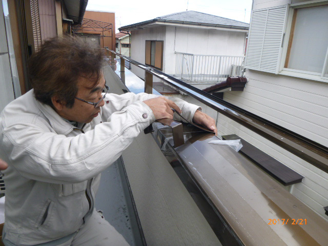 外壁板金・塗装の施工例