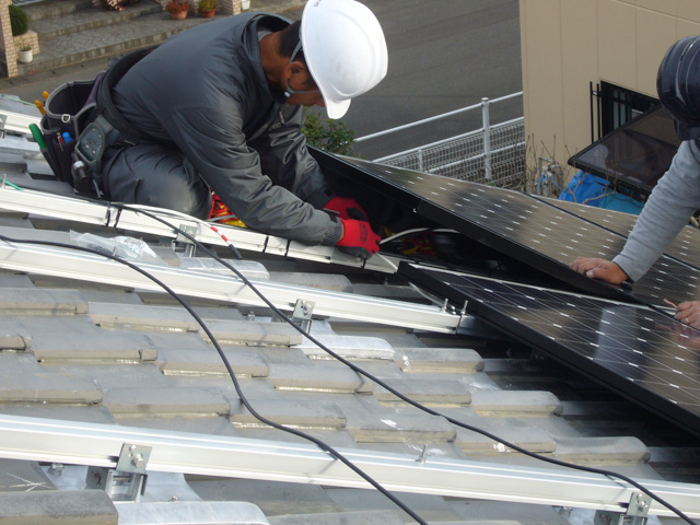 新エネルギーの施工例