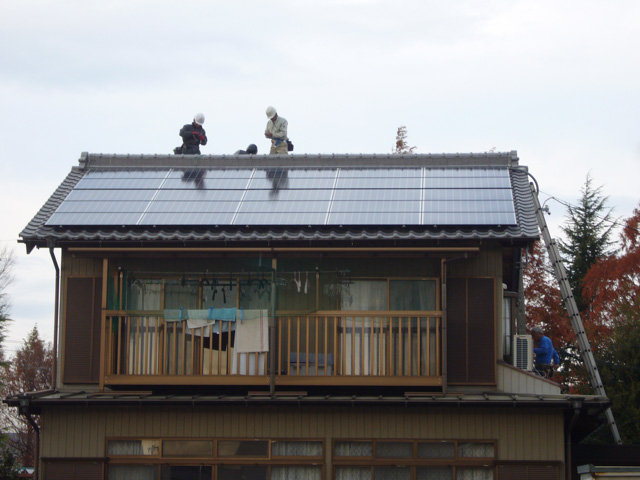 新エネルギーの施工例