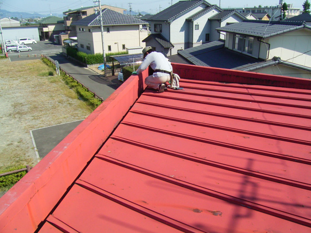 屋根施工例
